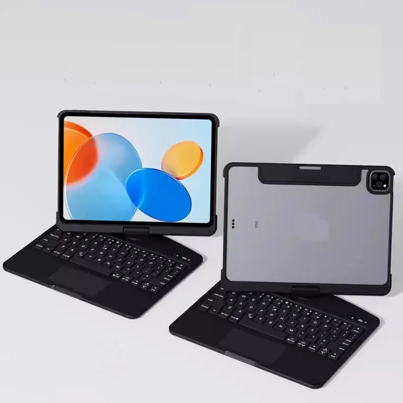 Funda con Teclado Bluetooth para iPad | Touchpad y Giro 360°