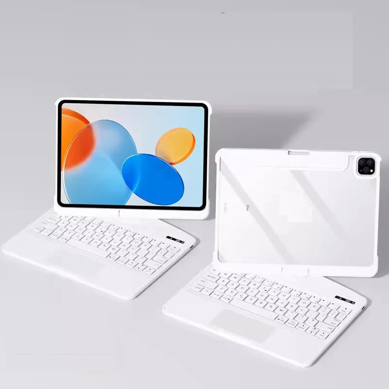 Funda con Teclado Bluetooth para iPad | Touchpad y Giro 360°