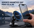 Soporte Magnético 360° para Celular para Auto – Fijación Súper Fuerte